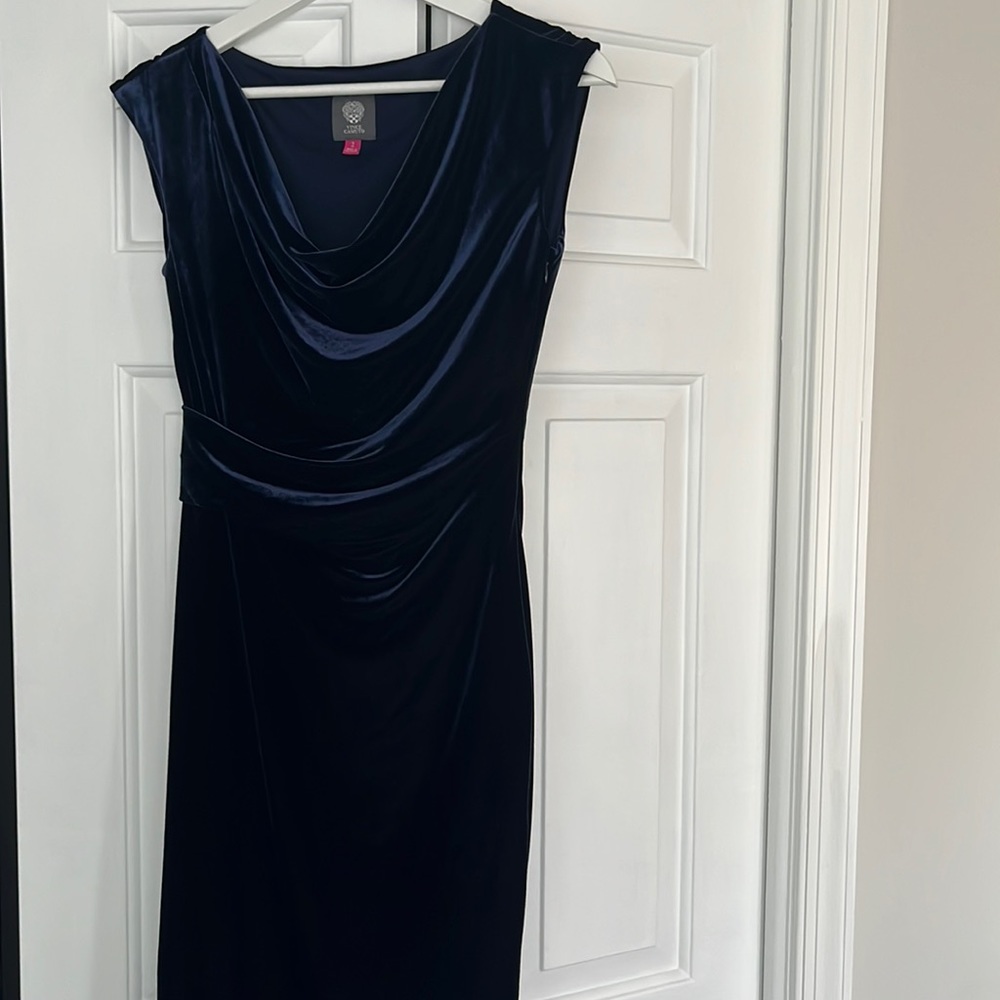 Vince Camuto velvet dress